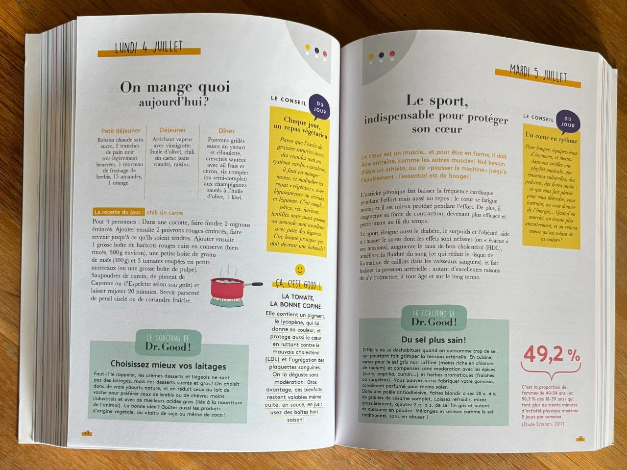 2022 A Year in Top Shape with Michel Cymes (A4 Paperback Format) – photo 7